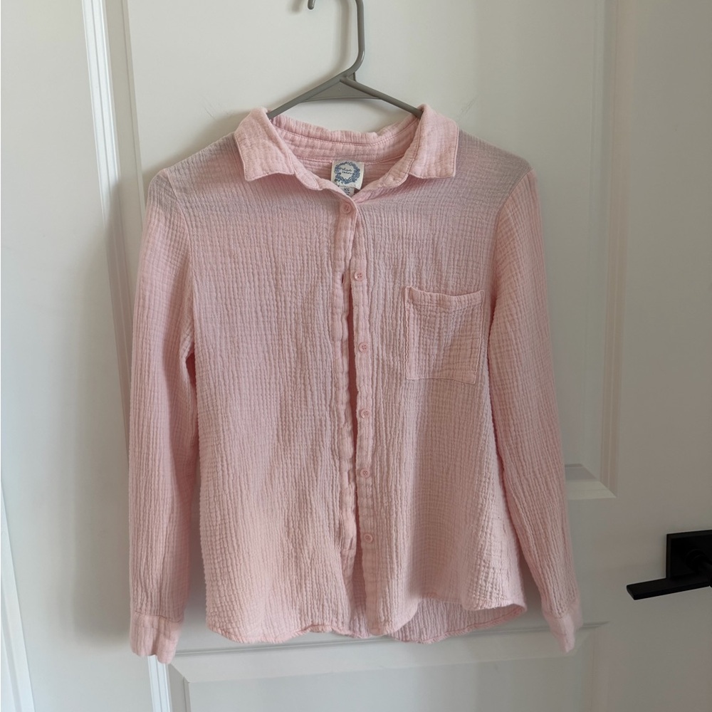 Light Pink Button-Up Shirt